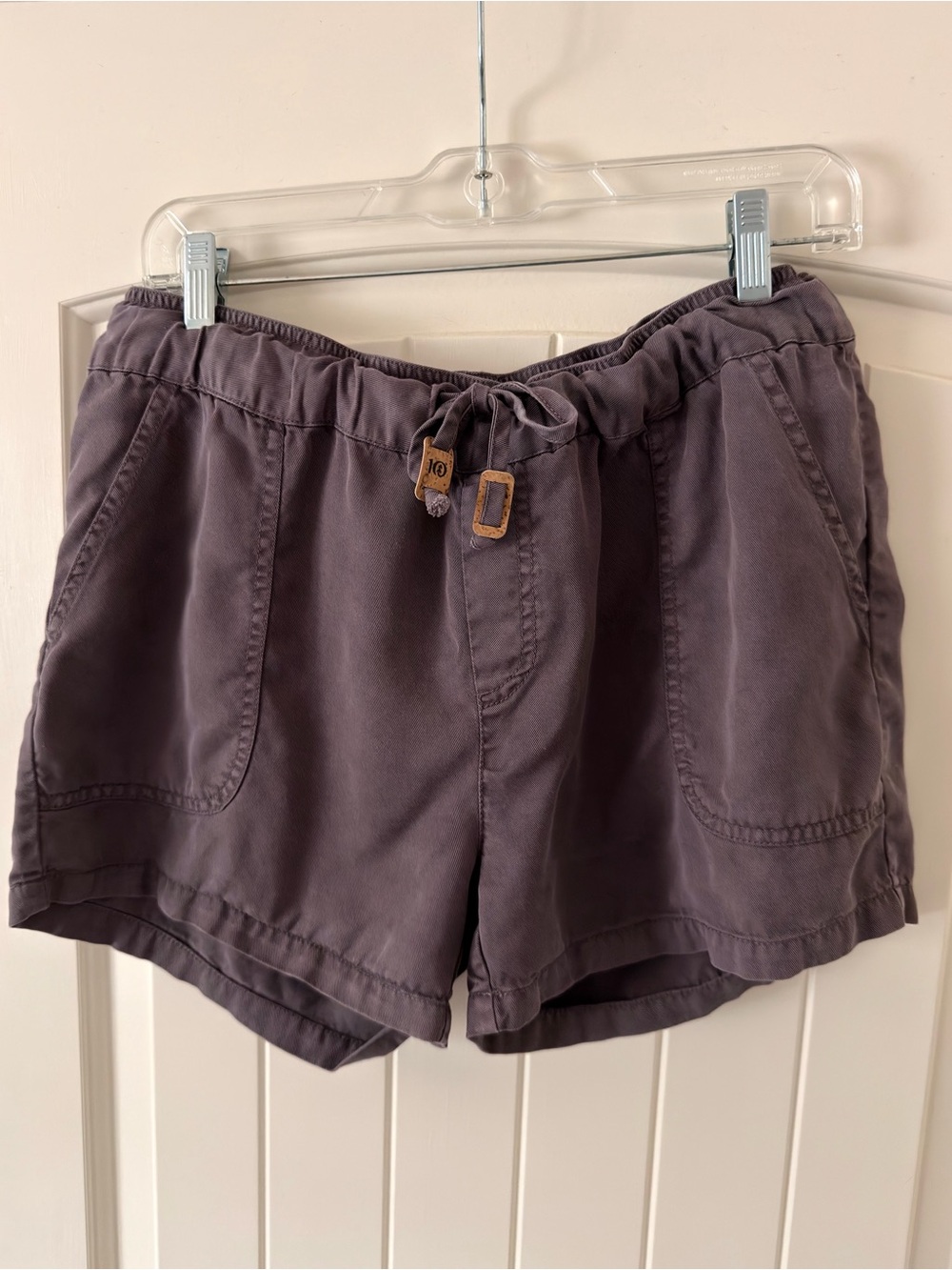 tentree Relaxed Drawstring Bermuda Shorts - Slate Gray